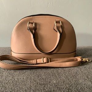 Cream colored crossbody/ hand bag